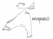 2021 Toyota Corolla Emblem Diagram - 75374-12090