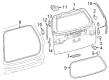 2024 Toyota Sequoia Liftgate Hinge Diagram - 68810-0C060