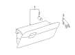 2017 Toyota Prius C Glove Box Diagram - 55550-52321-C0