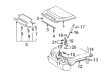 2010 Toyota FJ Cruiser Lift Support Diagram - 53440-0W122