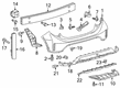 Toyota Prius V Bumper Reflector Diagram - 81910-47010