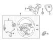 Toyota Steering Column Cover Diagram - 45186-0R010-C0