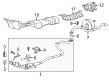 2015 Toyota Prius C Exhaust Pipe Diagram - 17410-21C23