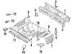 1990 Toyota Corolla Floor Pan Diagram - 58313-13100