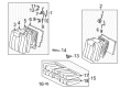 1999 Toyota Solara Seat Cushion Diagram - 71652-06030