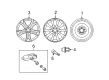 2010 Toyota Venza Spare Wheel Diagram - 4261A-0T020