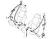 1988 Toyota Corolla Seat Belt Diagram - 73230-01010-R1