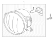 2016 Toyota Tundra Fog Light Diagram - 81220-02160