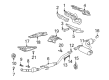 2002 Toyota Celica Exhaust Manifold Diagram - 17104-22050