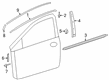 2016 Toyota Corolla Door Moldings Diagram - PT938-02140-04