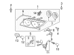 2005 Scion tC Headlight Diagram - 81130-21130