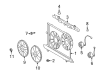 2009 Scion xB Radiator Support Diagram - 16535-74230