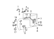 Toyota Camry Door Latch Assembly Diagram - 69060-AA020