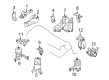 2019 Toyota Highlander Engine Mount Diagram - 12363-0P220