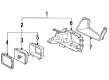 Toyota Tercel Headlight Diagram - 00234-65H45