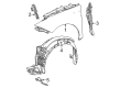 Toyota Mirai Fender Diagram - 53801-62020