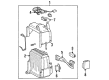 1997 Toyota Land Cruiser A/C Hose Diagram - 88710-60480