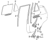 2000 Toyota Tacoma Window Crank Handles Diagram - 69260-04020-B2