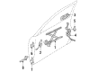 1989 Toyota Cressida Window Regulator Diagram - 69801-22110