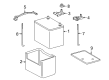 2015 Toyota Sequoia Battery Tray Diagram - 74431-0C020