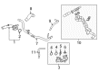 2021 Toyota Camry Coolant Reservoir Hose Diagram - 16260-0P100