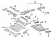 2019 Toyota RAV4 Floor Pan Diagram - 58211-0R040