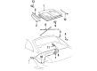 1995 Toyota MR2 Hood Cable Diagram - 69307-17070