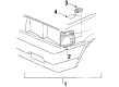 1986 Toyota Corolla Light Socket Diagram - 81615-12191