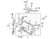 2013 Toyota Venza Radiator Support Diagram - 53210-0T012