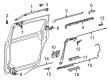 Toyota Sienna Door Hinge Diagram - 68380-08050