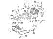 2009 Toyota Tundra Seat Cushion Diagram - 71652-0C060