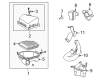 2010 Toyota Corolla Engine Control Module Diagram - 89661-02U92