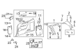 2000 Toyota Sienna Dome Light Diagram - 81250-06010