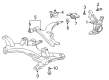 Toyota RAV4 Front Cross-Member Diagram - 51201-42040