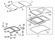 Toyota Prius Plug-In Weather Strip Diagram - 63251-47010