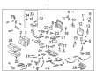 2015 Toyota Land Cruiser Seat Cover Diagram - 71076-60F22-C1