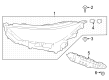 Toyota Grand Highlander Headlight Diagram - 81110-0E760