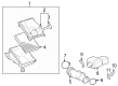 2017 Toyota 4Runner Air Filter Box Diagram - 17700-31861