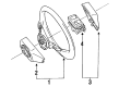 1991 Toyota Land Cruiser Steering Column Cover Diagram - 45180-60040-01