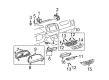 2005 Toyota Camry A/C Switch Diagram - 55902-33660