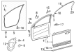 2021 Toyota RAV4 Weather Strip Diagram - 67861-0R050