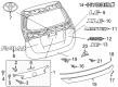 Toyota RAV4 Emblem Diagram - PT413-42170