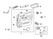 2005 Toyota Land Cruiser Power Window Switch Diagram - 84030-60060