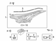 2021 Toyota C-HR Light Control Module Diagram - 81016-10B00