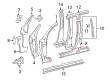 2019 Toyota Sequoia Weather Strip Diagram - 67865-0C020