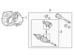 Toyota CV Boot Diagram - 04438-0E040