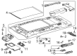 Toyota Highlander Dome Light Diagram - 63650-0EA90-B0