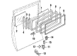 1987 Toyota Van Interior Door Handle Diagram - 69270-28010-03