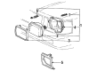 1991 Toyota Pickup Distributor Cap Diagram - 19101-65010