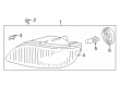 2002 Toyota Avalon Fog Light Diagram - 81211-AC020